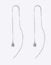 Moissanite 925 Sterling Silver Threader Earrings