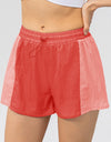 Color Block Drawstring Active Shorts