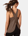 Crisscross Scoop Neck Active Tank
