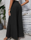 Tied High Waist Wide Leg Pants