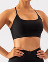 Spaghetti Strap Active Bra