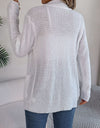 Open Front Long Sleeve Cardigan with Pockets