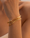 Minimalist Stainless Steel Cuff Bracelet