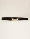 Alloy Buckle Elastic Belt