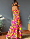 Twisted Printed V-Neck Cami Dress