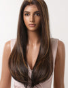 13*2" Lace Front Wigs Synthetic Long Straight 26" 150% Density