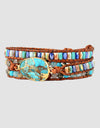 Triple-Layer Natural Stone Bracelet