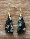 Emperor-Stone Geometric Earrings