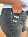 Judy Blue Full Size High Waist Rigid Magic Denim Shorts