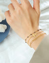 Titanium Steel Three-Layered Bracelet