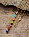 Heart Shape Natural Stone Necklace