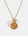 Constellation and Moon Pendant Copper Necklace