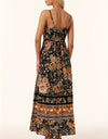 Printed Scoop Neck Midi Cami Dress