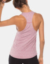 Full Size Scoop Neck Wide Strap Active Tank
