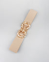 Zinc Alloy Buckle Elastic Belt
