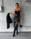 Tied High Waist Skirt