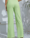 Slit High-Rise Flare Pants
