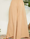 Mittoshop Wrap Pleating Detail Wide Leg Pants