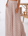 Polka Dot High Waist Wide Leg Pants with Pockets
