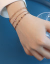 Titanium Steel Three-Layered Bracelet