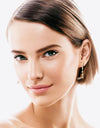 Moissanite Decor 925 Sterling Silver Earrings