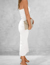 Slit Tube Midi Dress