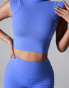 Mock Neck Active Tank