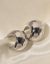 Stainless Steel C-Hoop Earrings