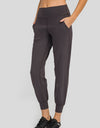 Wide Waistband Slant Pocket Pants