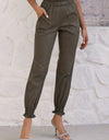 Paperbag Waist Pants with Pockets
