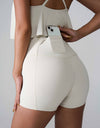 High Waist Active Shorts