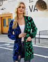 Leopard Button Down Longline Cardigan