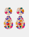Teardrop Shape Zinc Alloy Dangle Earrings