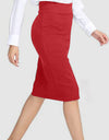 High Waist Wrap Skirt