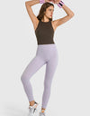 High Waist Ankle-Length Yoga Leggings