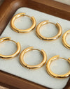 18K Gold-Plated Huggie Earrings