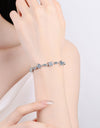 6.2 Carat Moissanite 925 Sterling Silver Bracelet