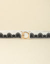 Toggle Clasp Elastic Belt