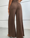 Wide Waistband Relax Fit Long Pants