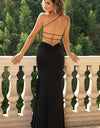 One-Shoulder Backless Maxi Dress