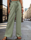 High Waist Wide Leg Pants