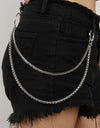 Double-Layered Metal Chain Belt