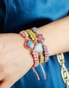 Handmade Heart Shape Natural Stone Bracelet