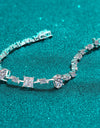 6.2 Carat Moissanite 925 Sterling Silver Bracelet
