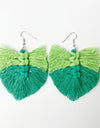Fringe Detail Dangle Earrings