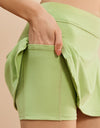 High Waist Active Skort with Pockets