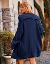 Dropped Shoulder Long Sleeve Cardigan