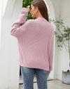 Button Up Drop Shoulder Long Sleeve Cardigan