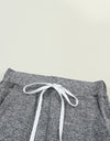 Drawstring Joggers with Pockets