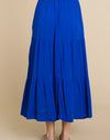 Culture Code Full Size Frill Ruched Midi Skirt